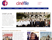 Tablet Screenshot of cinefile.co.uk