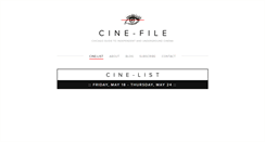 Desktop Screenshot of cinefile.info